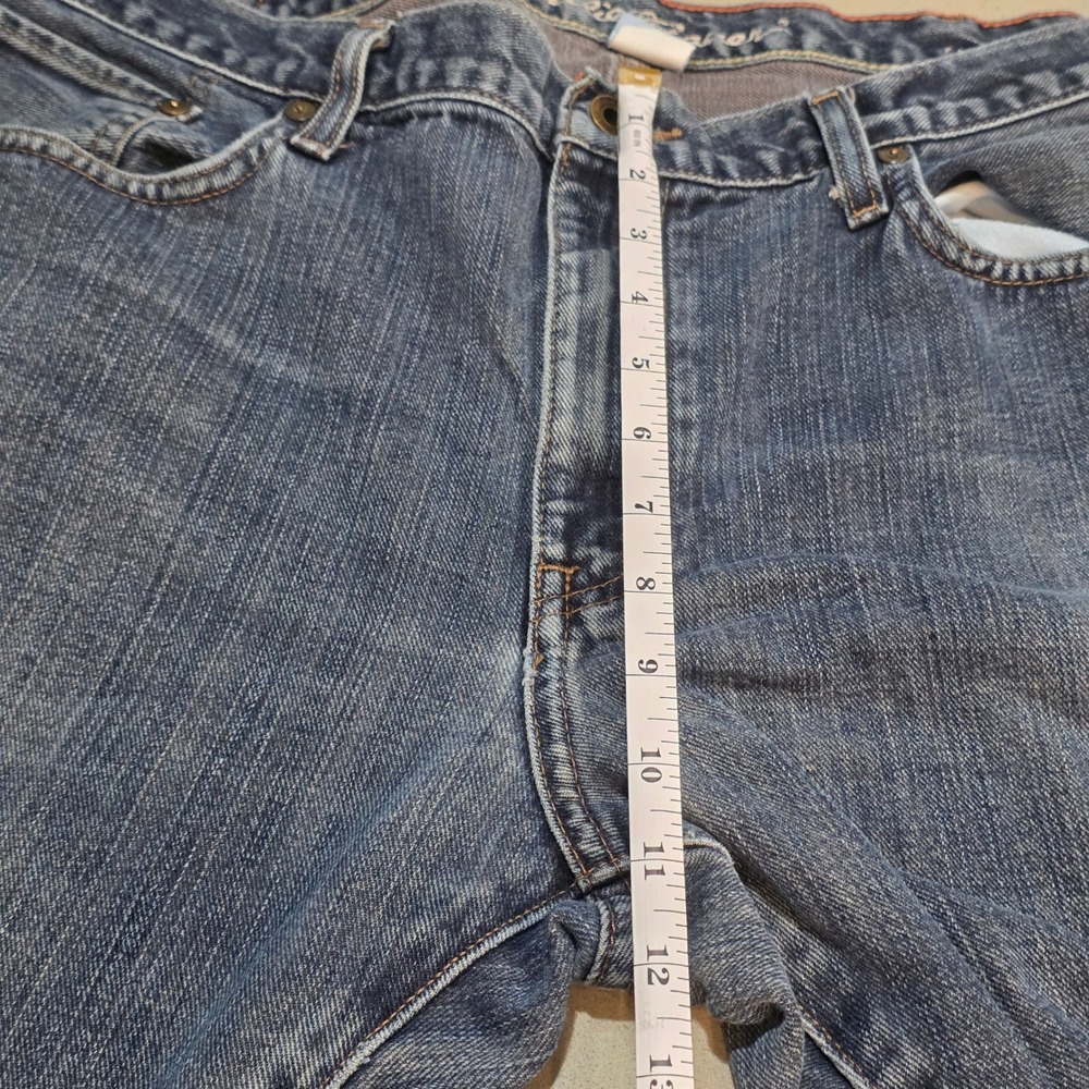 Eddie Bauer Mens Straight Leg Jeans Blue Denim 40x32 (Actual 39x28) Medium Wash - Picture 9 of 12